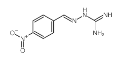 4-nitrobenzylidene aminoguanidine 结构式