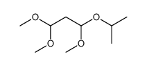 Propane, 1,1,3-trimethoxy-3-(1-methylethoxy)- 结构式
