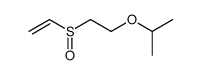 Propane, 2-[2-(ethenylsulfinyl)ethoxy]- 结构式