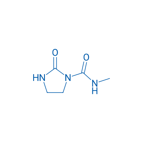 N-甲基-2-氧代咪唑烷-1-甲酰胺 结构式