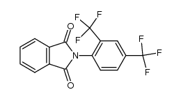 2-[2,4-双(三氟甲基)苯基]-1H-异吲哚-1,3(2H)-二酮 结构式