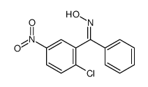 2-氯-5-硝基二苯甲酮肟 结构式