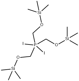 Phosphorane, diiodotris[[(trimethylsilyl)oxy]methyl]- (9CI) 结构式
