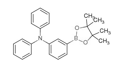 3-硼酸三苯胺频哪醇酯 结构式