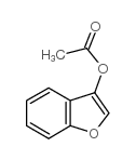 3-乙酰氧基苯并[b]呋喃 结构式