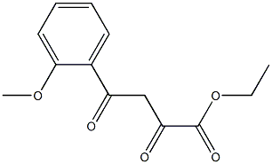 4-(2-甲氧基苯基)-2,4-二氧代丁酸乙酯 结构式