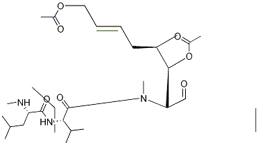 N-乙酰氧基环孢菌素A乙酸酯 结构式