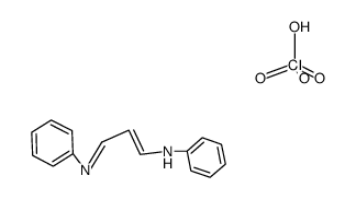 N-[3-(苯氨基)-2-亚丙烯基]苯胺 高氯酸盐 结构式