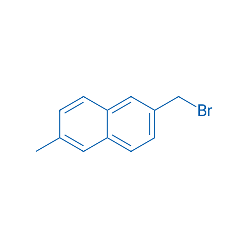 2-(溴甲基)-6-甲基萘 结构式