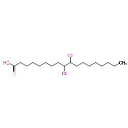 9,10-二氯硬脂酸 结构式