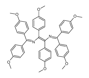N,N'-双[双(4-甲氧基苯基)亚甲基]-1,2-双(4-甲氧基苯基)-1,2-乙二胺 结构式