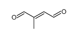 2-甲基-2-丁烯二醛 结构式