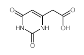 尿嘧啶-4-乙酸 结构式