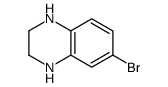 6-溴-1,2,3,4-四氢喹喔啉 结构式