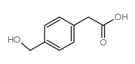 4-(羟甲基)苯醋酸 结构式