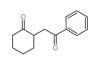 2-(2-氧代-2-苯乙基)-环己酮 结构式