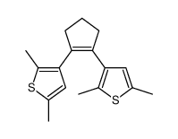 3-[2-(2,5-二甲基噻吩-3-基)环戊烯-1-基]-2,5-二甲基噻吩 结构式