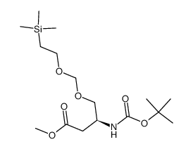 5,7-Dioxa-2-aza-10-silaundecanoic acid, 3-(2-methoxy-2-oxoethyl)-10,10-dimethyl-, 1,1-dimethylethyl ester, (3S)- 结构式