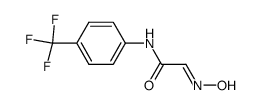2-(羟亚氨基)-N-[4-(三氟甲基)苯基]乙酰胺 结构式