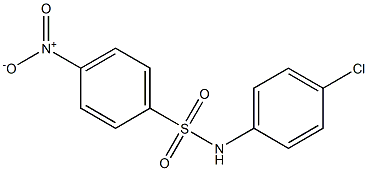 N-(4-氯苯)-4-硝基苯磺酰胺 结构式