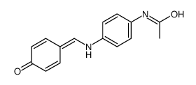 N-{4-[(4-羟基亚苄基)氨基]苯基}乙酰胺 结构式