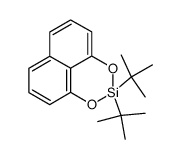 Naphtho[1,8-de]-1,3,2-dioxasilin, 2,2-bis(1,1-dimethylethyl)- 结构式