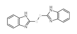 2,2-二硫代双-3A,7A二氢-1H-苯并咪唑 结构式