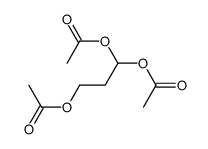 1,1,3-Propanetriol, 1,1,3-triacetate 结构式