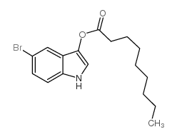 5-溴-3-吲哚壬酸 结构式