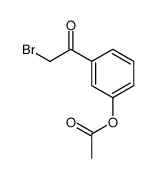 3’-乙酰氧基-2-溴苯乙酮 结构式