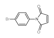 N-(4-溴苯基)马来酰亚胺 结构式