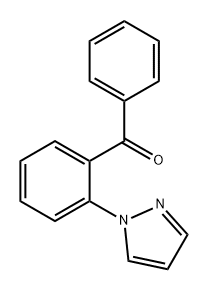 苯基[2-(1H-吡唑-1-基)苯基]甲酮 结构式