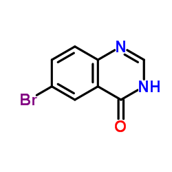 6-溴-4-羟基喹唑啉 结构式