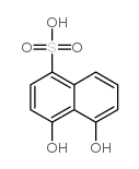 4,5-二羟基萘-1-磺酸 结构式