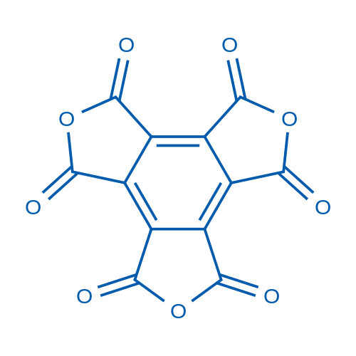 苯并[1,2-c:3,4-c':5,6-c'']三呋喃-1,3,4,6,7,9-六酮 结构式