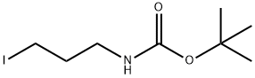 N-BOC-3-碘-1-丙胺 结构式