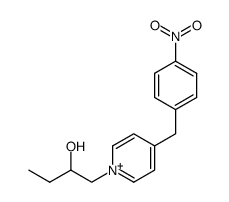 1-(2-羟基丁基)-4-[(4-硝基苯基)甲基]吡啶鎓 结构式