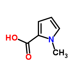 N-甲基-2-吡咯羧酸 结构式