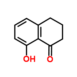 8-羟基-1-萘满酮 结构式