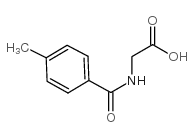 4-甲基马尿酸 结构式