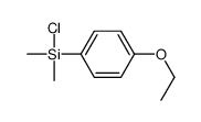 Benzene, 1-(chlorodimethylsilyl)-4-ethoxy- 结构式