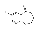 8-氟-1-苯并环庚酮 结构式