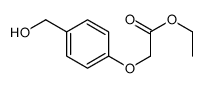 2-(4-(羟基甲基)苯氧基)乙酸乙酯 结构式