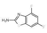 4,6-二氟-1,3-苯并噻唑-2-胺 结构式