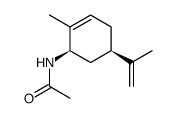 Acetamide, N-[2-methyl-5-(1-methylethenyl)-2-cyclohexen-1-yl]- 结构式
