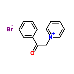 N-苯甲酰甲基溴吡啶 结构式