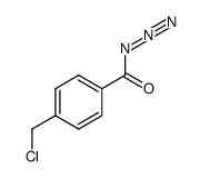 4-(氯甲基)苯甲酰叠氮 结构式
