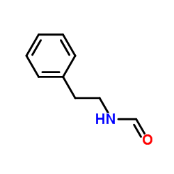 N-(2-苯基乙基)-甲酰胺 结构式