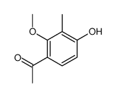 1-(4-Hydroxy-2-methoxy-3-methylphenyl)ethanone 结构式