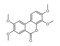 试剂Urolithin D Tetramethyl Ether(储存“-20℃”；运输“冰袋”) 结构式